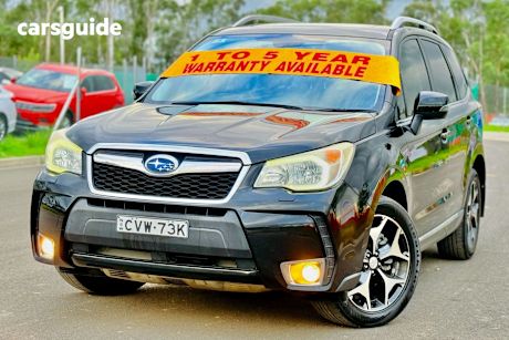 Black 2014 Subaru Forester Wagon 2.0Xt Premium