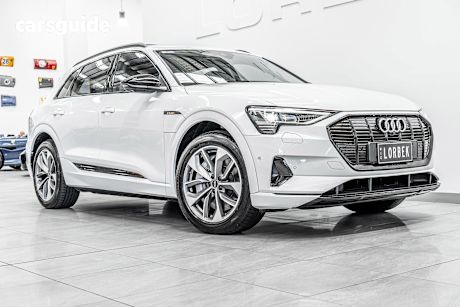 White 2021 Audi E-Tron Wagon 55 Quattro