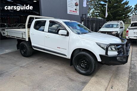 White 2019 Holden Colorado Crew Cab Chassis Ls (4X4)