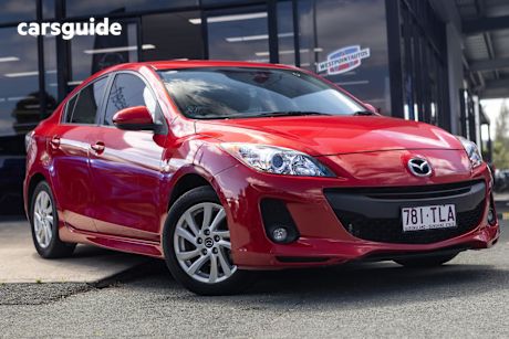 Red 2013 Mazda Mazda3 Sedan MAXX SPORT F
