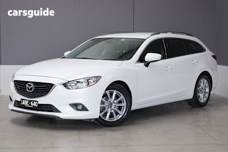 White 2014 Mazda Mazda6 SUV SPORT F
