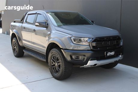 Grey 2021 Ford Ranger Ute Tray RAPTOR 4X4