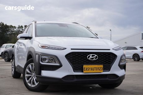 White 2020 Hyundai Kona Wagon Go (Fwd)
