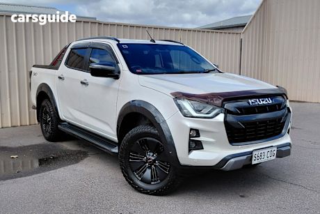 White 2021 Isuzu D-MAX Ute Tray X-TERRAIN 4X4