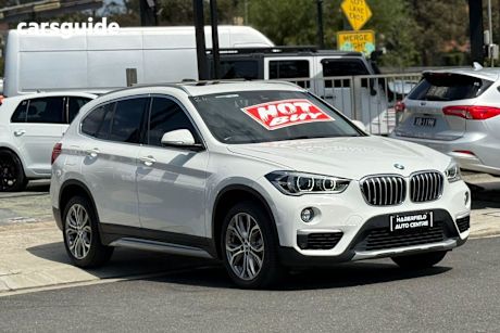 White 2019 BMW X1 SUV SDRIVE18D F