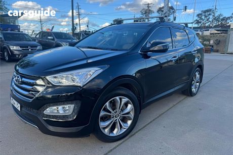 Black 2014 Hyundai Santa FE Wagon Highlander Crdi (4X4)