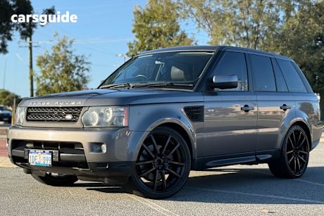 Grey 2009 Land Rover Range Rover Sport SUV TDV8 4X4