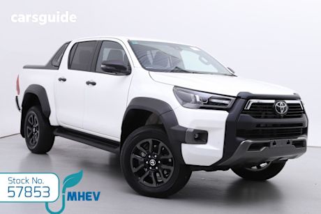White 2024 Toyota Hilux Double Cab Pick Up Rogue 48V (4X4)