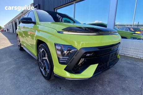 Yellow 2024 Hyundai Kona Wagon Premium N Line