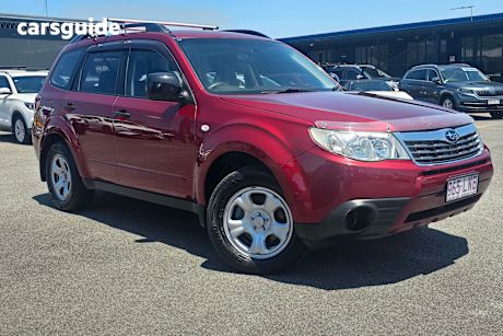 Red 2009 Subaru Forester SUV X 4X4
