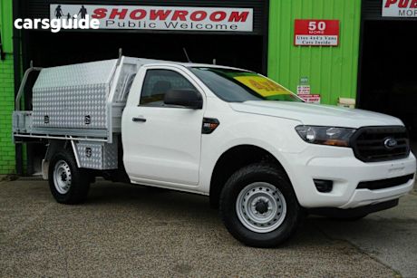 White 2020 Ford Ranger Ute Tray XL 4X4