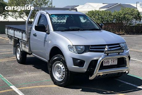 Silver 2012 Mitsubishi Triton Cab Chassis Glx