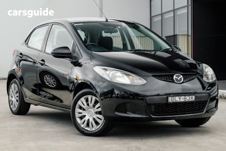 Black 2009 Mazda 2 Hatchback Neo