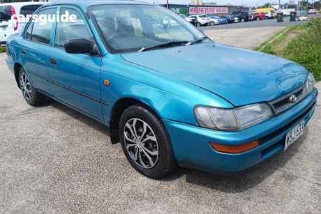 Green 1997 Toyota Corolla Sedan Conquest