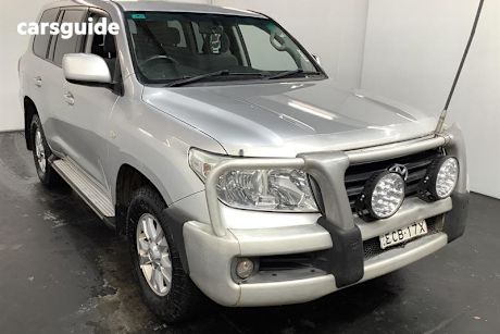 Silver 2011 Toyota Landcruiser Wagon Gxl (4X4)