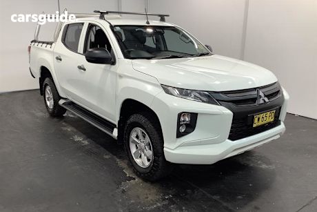 White 2019 Mitsubishi Triton Double Cab Pick Up Glx Adas