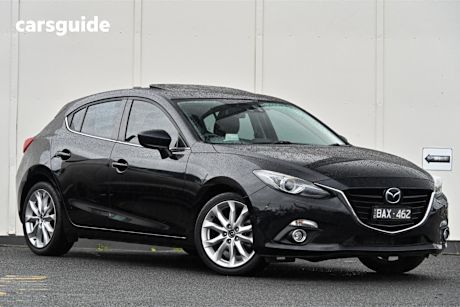 Black 2014 Mazda Mazda3 Hatch SP25 ASTINA F