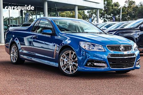 Blue 2013 Holden UTE Ute Tray SS V REDLINE R