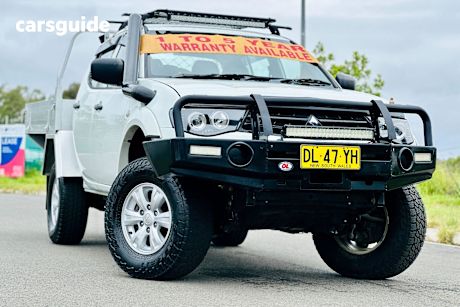 White 2014 Mitsubishi Triton Double Cab Utility Glx (4X4)