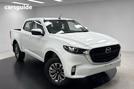White 2023 Mazda BT-50 Ute Tray XT 4X4