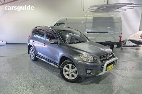 Grey 2009 Toyota RAV4 SUV ZR6 4X4