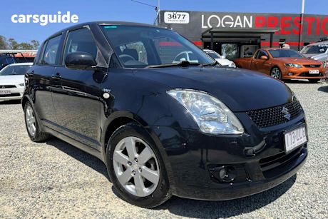 Black 2008 Suzuki Swift Hatchback S