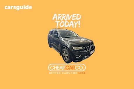 Black 2014 Jeep Grand Cherokee Wagon Overland (4X4)