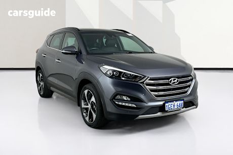 Grey 2016 Hyundai Tucson Wagon Highlander (Awd)