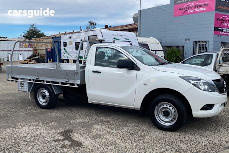 White 2018 Mazda BT-50 Ute Tray XT R