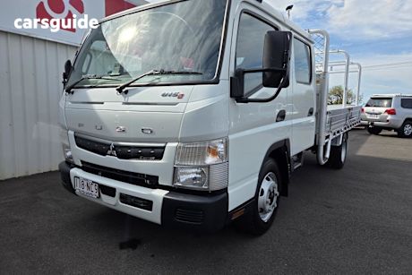 White 2023 Mitsubishi Canter Ute Tray S