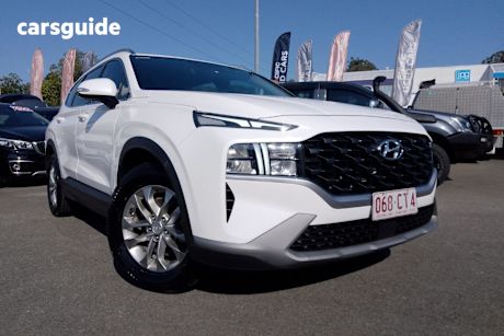 White 2021 Hyundai Santa FE SUV 4X4