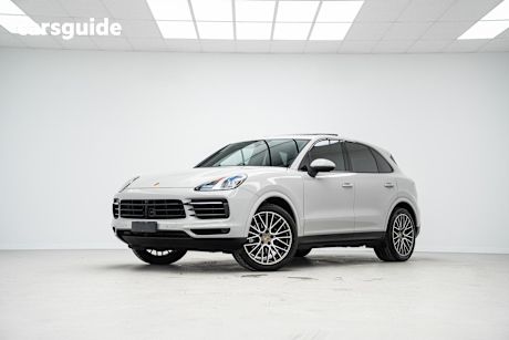 Grey 2022 Porsche Cayenne SUV PLATINUM EDITION 4X4