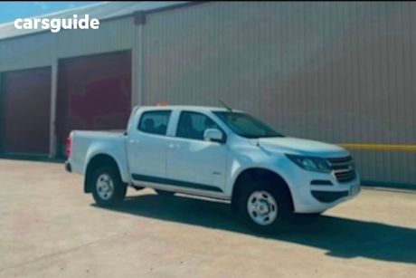 White 2018 Holden Colorado Crew Cab Pickup Ls (4X2)