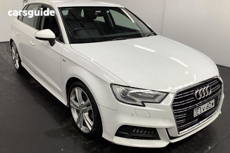 White 2020 Audi A3 Sportback 35 Tfsi (1.4 Tfsi Cod)