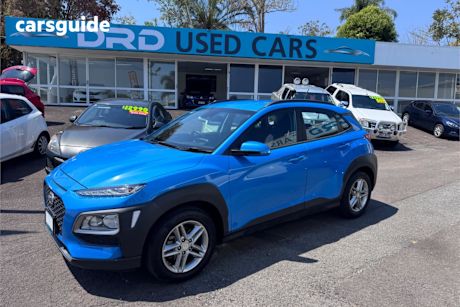 Blue 2020 Hyundai Kona Wagon Active (Fwd)