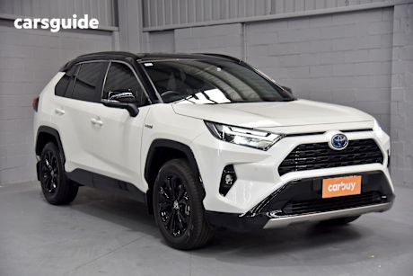 White 2021 Toyota RAV4 SUV XSE F
