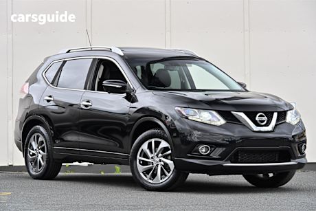 Black 2015 Nissan X-Trail SUV TL 4X4