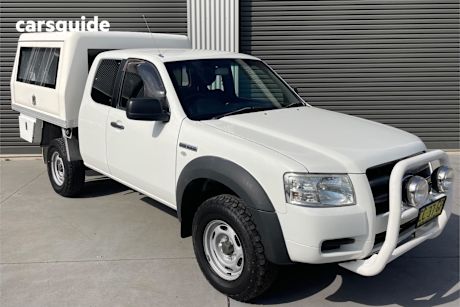 White 2006 Ford Ranger Ute Tray XL 4X4