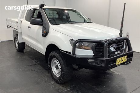 White 2020 Ford Ranger Super Cab Chassis Xl 3.2 (4X4)