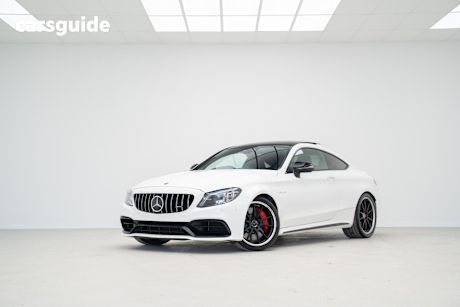 White 2019 Mercedes-Benz C63 Coupe S