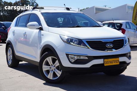 White 2013 Kia Sportage Wagon Sli (Awd)