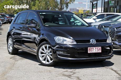 Black 2014 Volkswagen Golf Hatch 103TSI HIGHLINE F