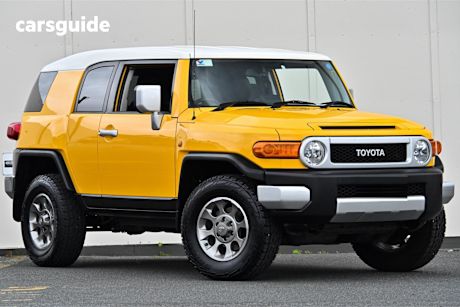 Yellow 2012 Toyota FJ Cruiser SUV 4X4