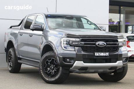 Grey 2024 Ford Ranger Ute Tray TREMOR 4X4