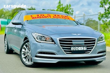 Grey 2016 Hyundai Genesis Sedan