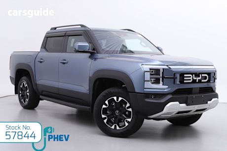 Blue 2025 BYD Shark 6 Dual Cab Utility Dual Motor Premium