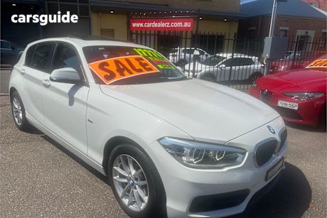 White 2018 BMW 118I Hatchback Sport Line