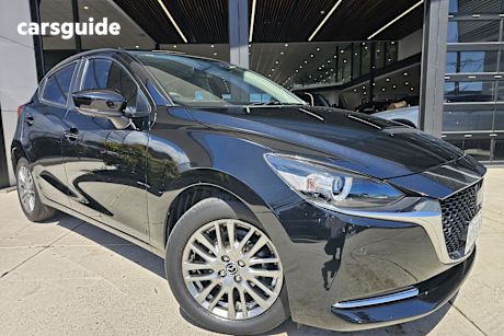 Black 2021 Mazda Mazda2 Hatch G15 GT F