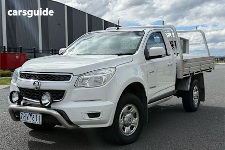 White 2012 Holden Colorado Ute Tray LX R