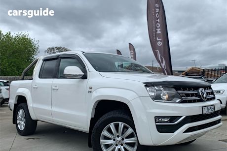 White 2017 Volkswagen Amarok Ute Tray TDI550 SPORTLINE 4X4